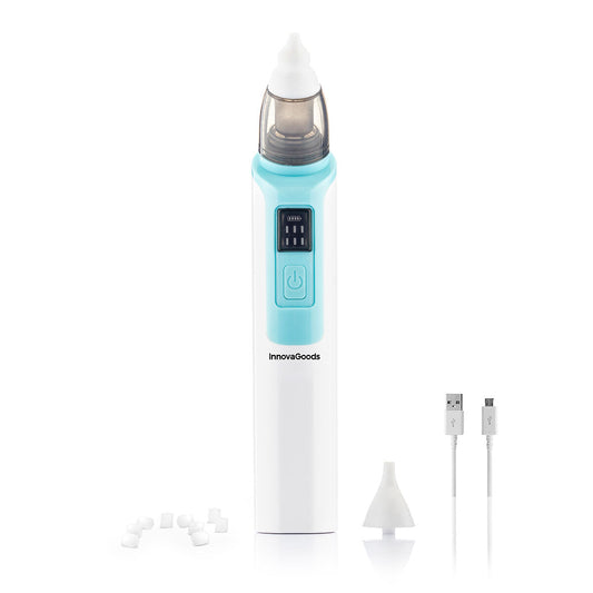 Aspirador Nasal Eléctrico para Bebé | Doble Boquilla de Silicona